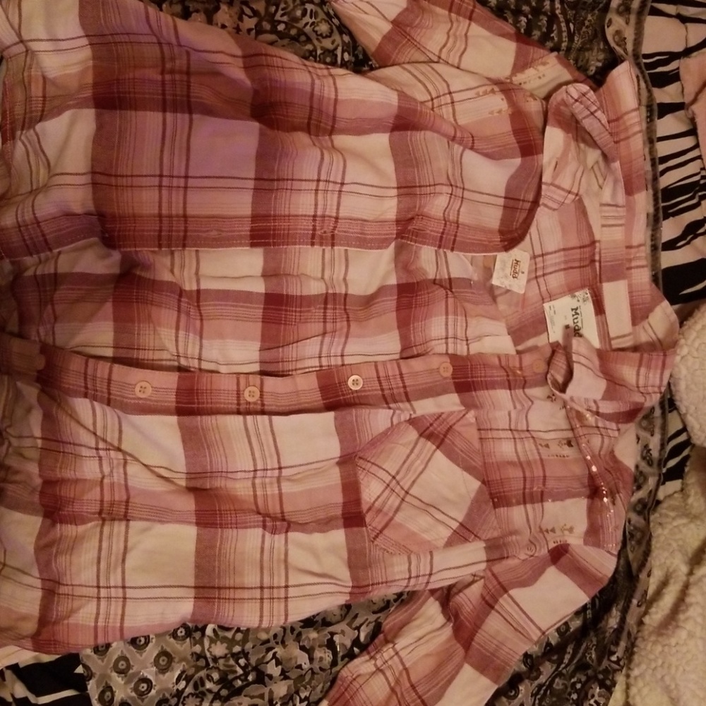 Plaid button up